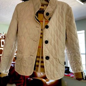 Burberry Jacket. Worn one time.  Absolutely Gorgeous